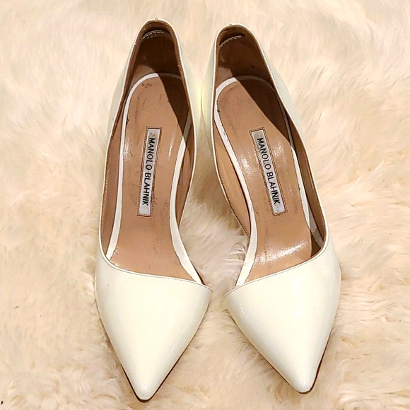 Manolo Blahnik Shoes - White Manolo Blahnik heels